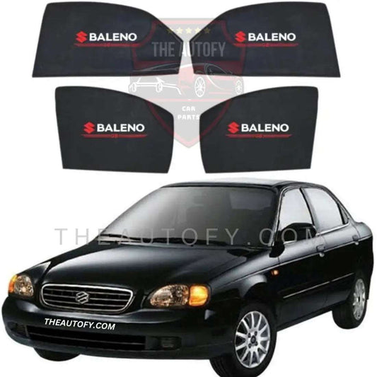 Suzuki Baleno Side Sun Shades 4pcs - Model 1998-2005 - THEAUTOFY.COM
