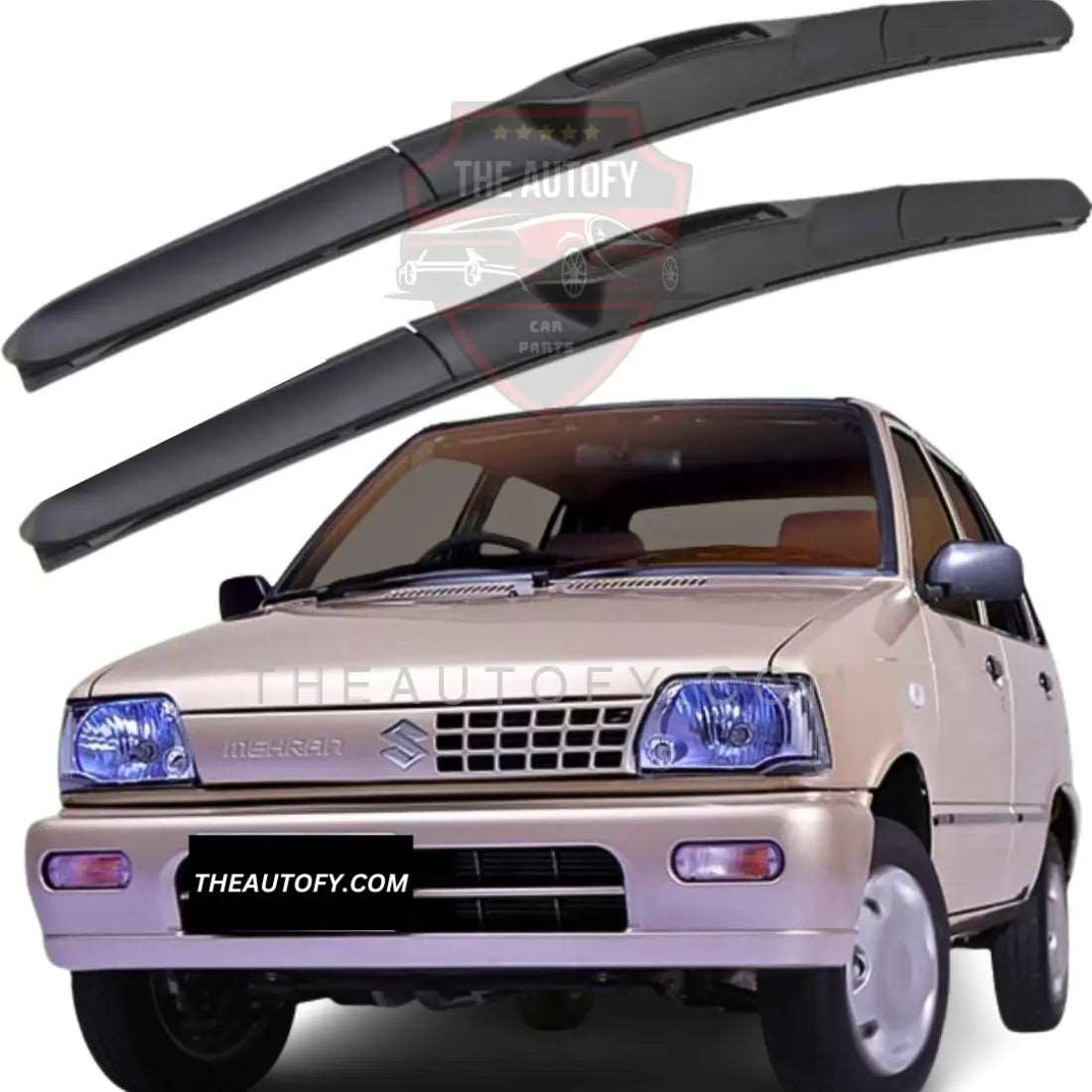 Suzuki Mehran Windshield Wiper Blades 2pcs – Model 1988-2019 - THEAUTOFY.COM