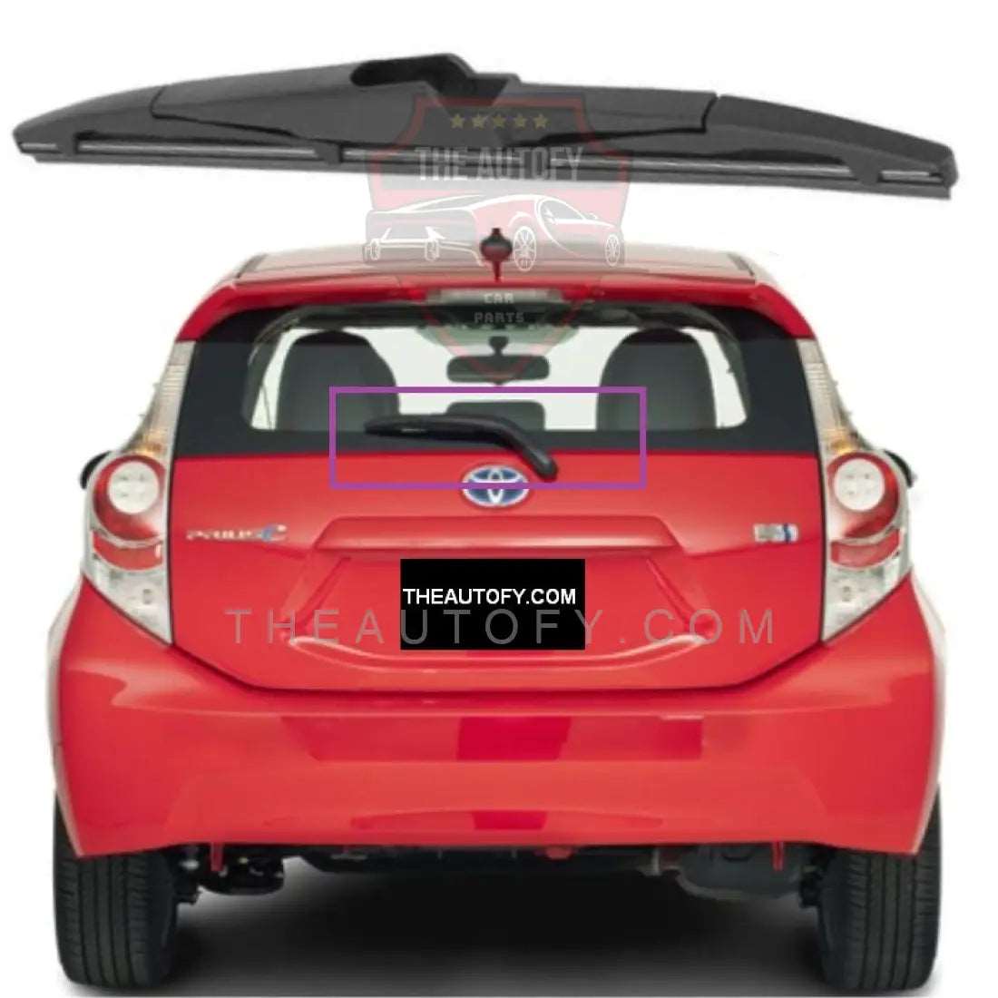 Toyota Aqua Rear Wiper Blade 2012-2021 - THEAUTOFY.COM