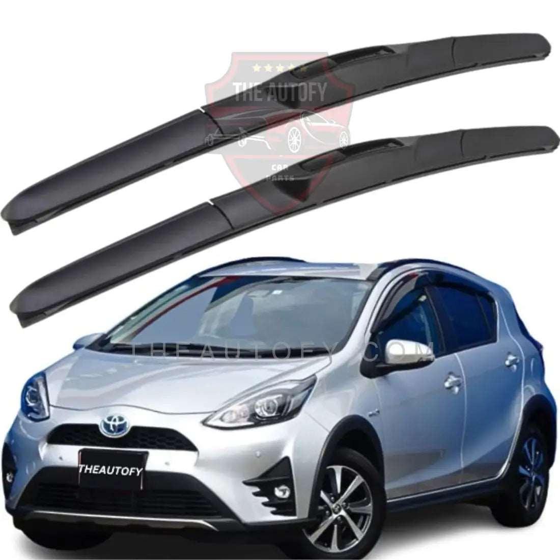Toyota Aqua Windshield Wiper Blades 2pcs - Model 2012-2021 - THEAUTOFY.COM