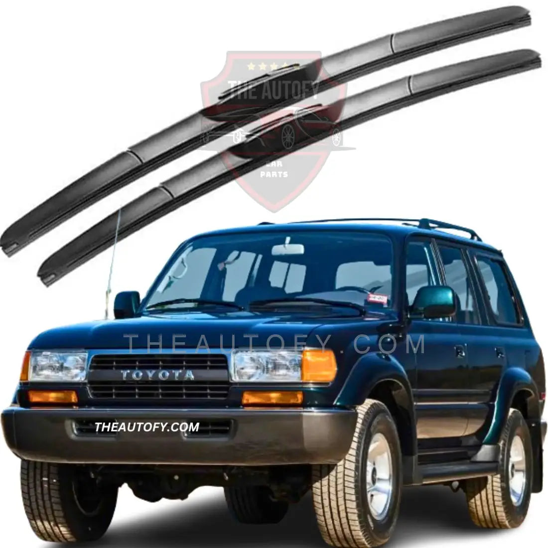 Toyota Land Cruiser FJ80 Wiper Blades - Model 1990-1998 - THEAUTOFY.COM