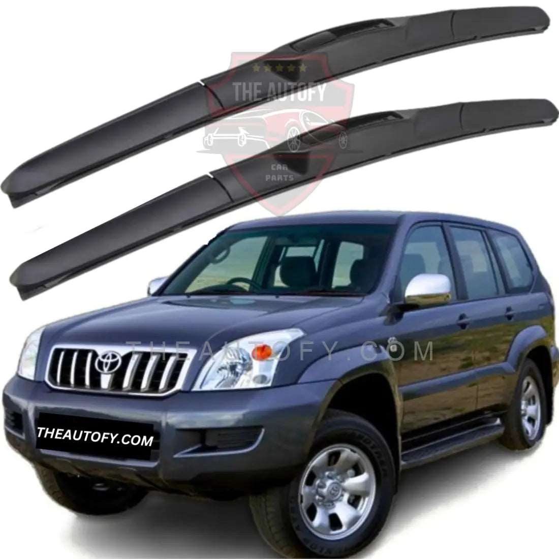 Toyota Prado LC120 Windshield Wiper Blades 2pcs - Model 2002-2009 - THEAUTOFY.COM