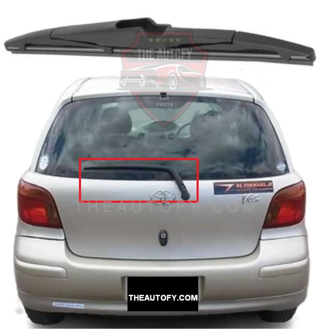 Toyota Vitz Rear Wiper Blade Model 1998-2005 - THEAUTOFY.COM