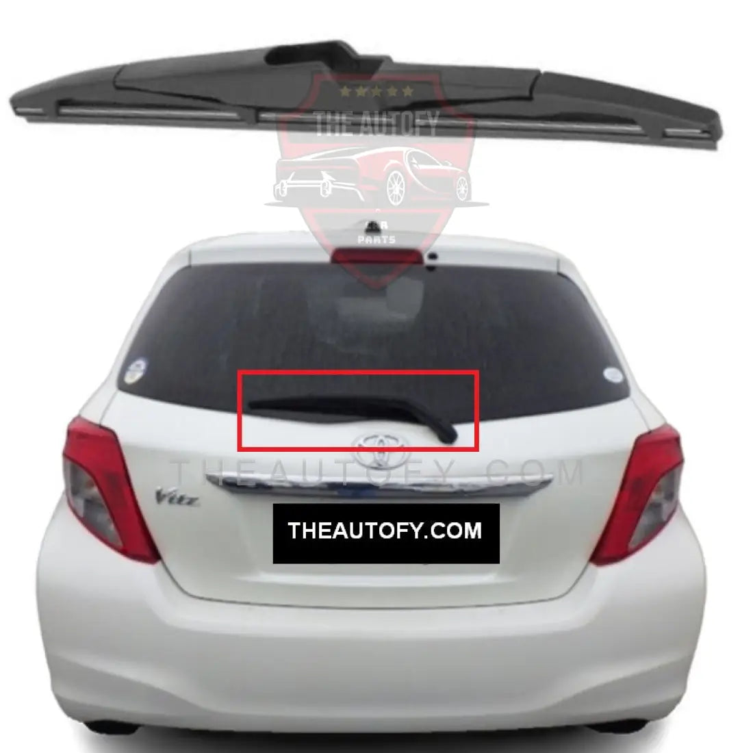 Toyota Vitz Rear Wiper Blade Model 2010-2017 - THEAUTOFY.COM