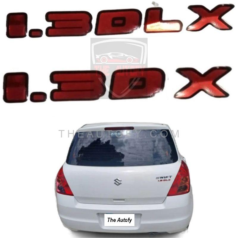 1.3 dx dlx sticker logo monogram