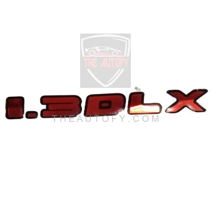 1.3 DLX sticker logo monogram