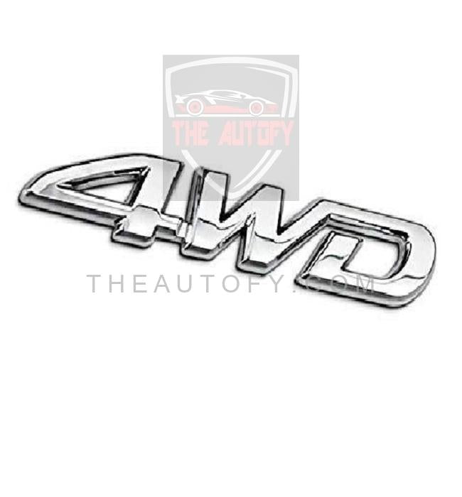 4WD Chrome Logo Monogram