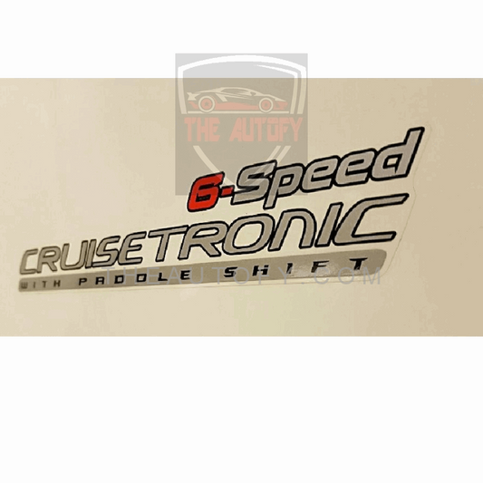6-Speed CRUISETRONIC Sticker Logo | Monogram