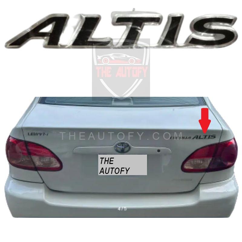 altis sticker logo monogram