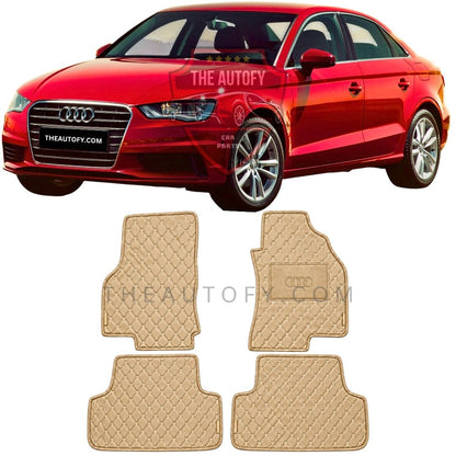 Audi A3 7D Flat Floor Mats - Model 2012-2020