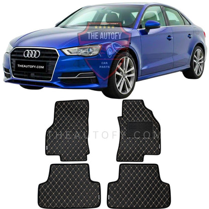 Audi A3 7D Flat Floor Mats - Model 2012-2020