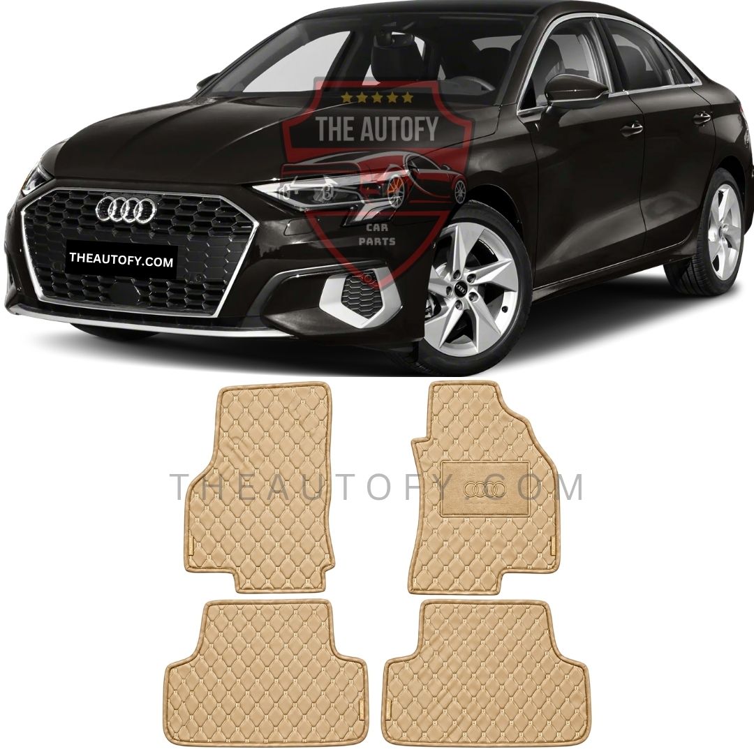 Audi A3 7D Flat Floor Mats - Model 2020-2026