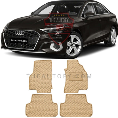 Audi A3 7D Flat Floor Mats - Model 2020-2026