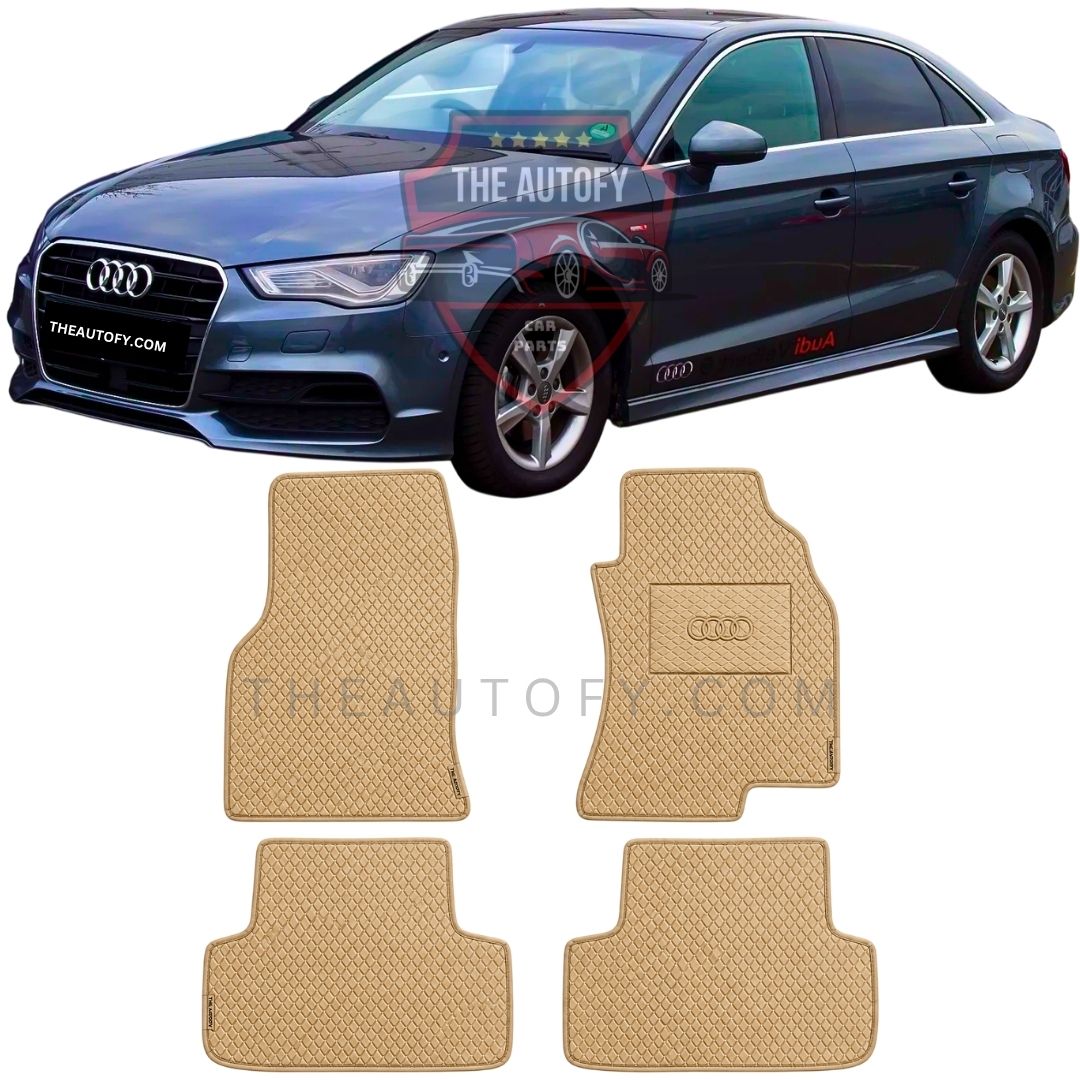 Audi A3 Rexine Floor Mats - Model 2012-2020