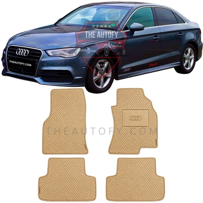 Audi A3 Rexine Floor Mats - Model 2012-2020