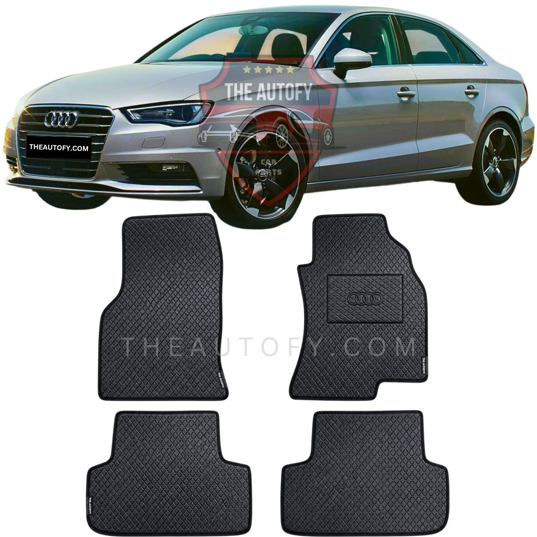 Audi A3 Rexine Floor Mats - Model 2012-2020