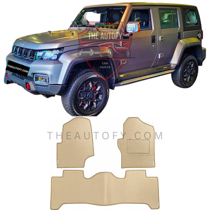 Baic BJ40 Rexine Floor Mats - Model 2020-2025