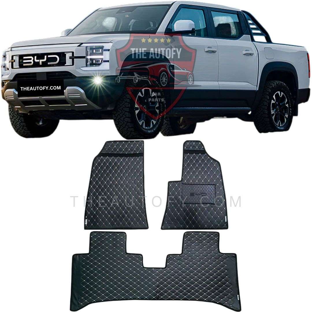 BYD Shark 6 7D Flat Floor Mats - Model 2025-2026