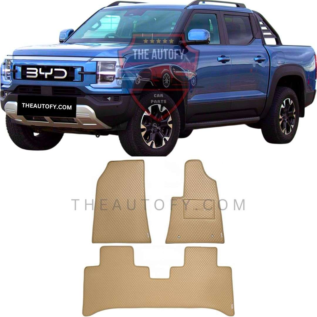 BYD Shark 6 Rexine Floor Mats - Model 2025-2026