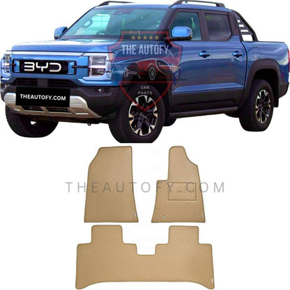 BYD Shark 6 Rexine Floor Mats - Model 2025-2026