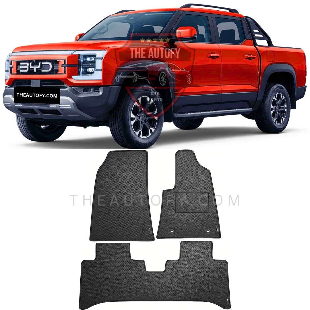 BYD Shark 6 Rexine Floor Mats - Model 2025-2026