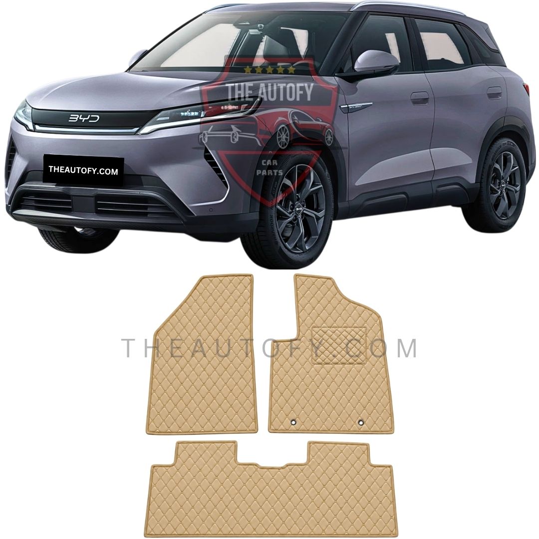 BYD Atto 2 7D Flat Floor Mats - Model 2026-2027