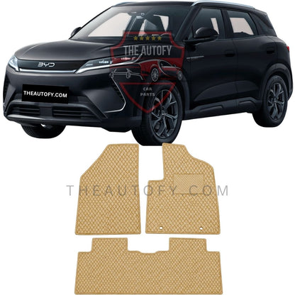 BYD Atto 2 Rexine Floor Mats - Model 2026-2027