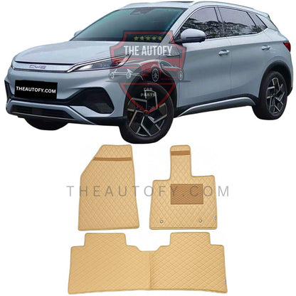 BYD Atto 3 7D Flat Floor Mats - Model 2024-2025
