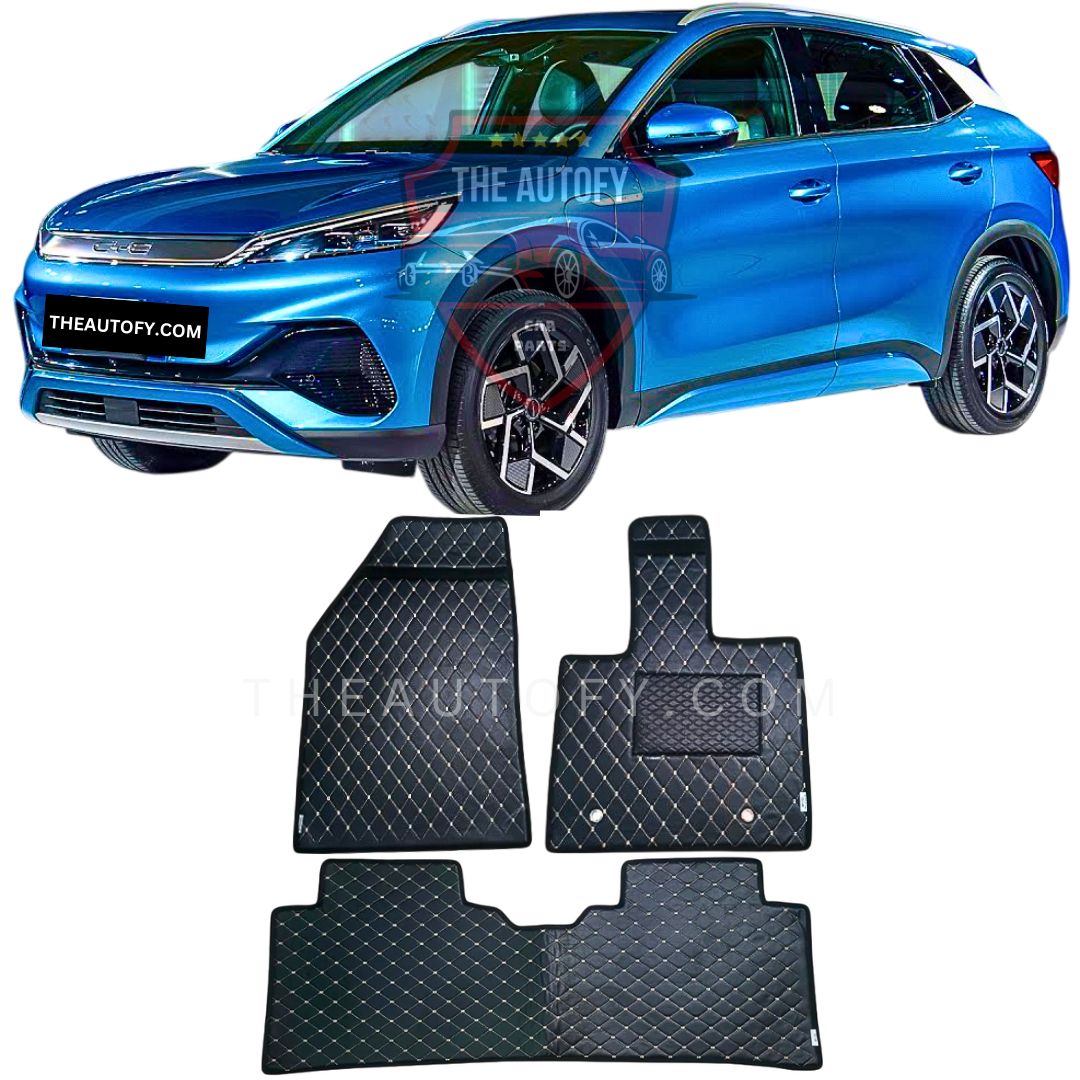 BYD Atto 3 7D Flat Floor Mats - Model 2024-2025