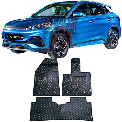 BYD Atto 3 7D Flat Floor Mats - Model 2024-2025