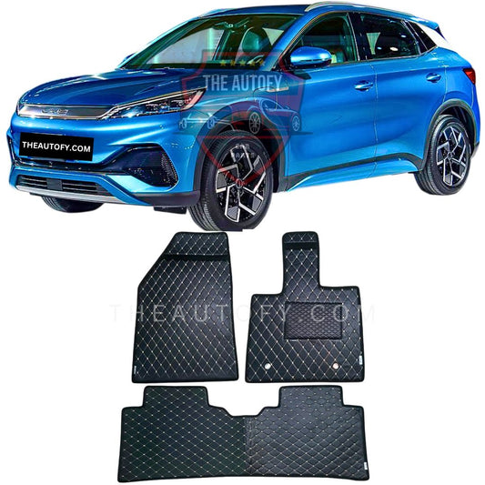 BYD Atto 3 7D Flat Floor Mats - Model 2024-2025