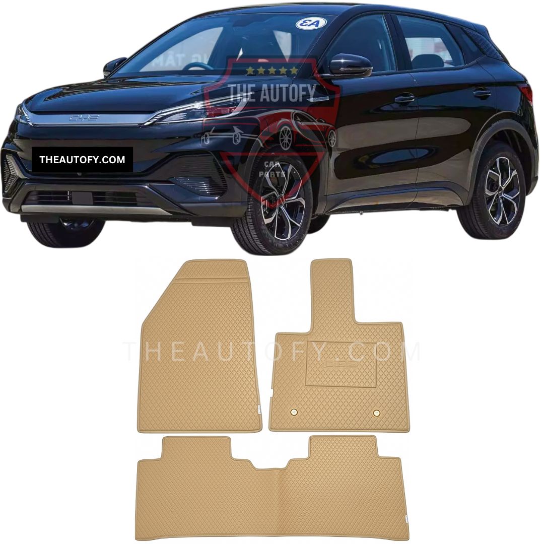 BYD Atto 3 Rexine Floor Mats - Model 2024-2025