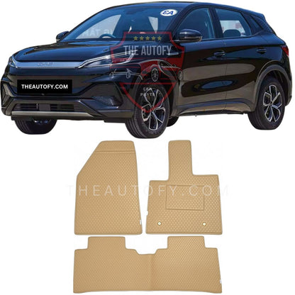 BYD Atto 3 Rexine Floor Mats - Model 2024-2025