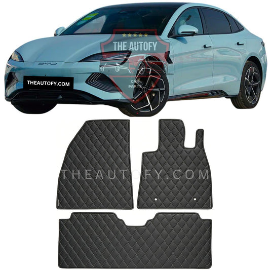 BYD Seal 7D Flat Floor Mats - Model 2024-2025
