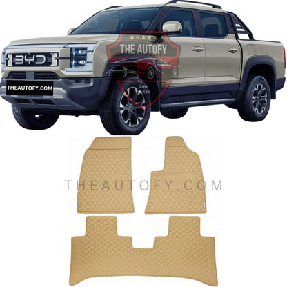 BYD Shark 6 7D Flat Floor Mats - Model 2025-2026