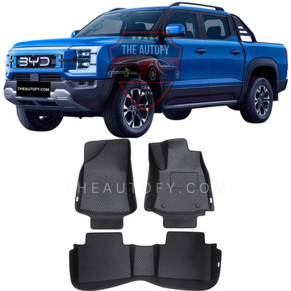 BYD Shark 6 Rexine Tray Floor Mats - Model 2020-2025