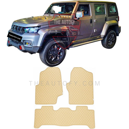 Baic BJ40 Rexine Floor Mats - Model 2020-2025