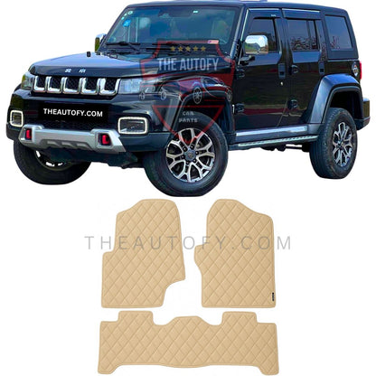 Baic BJ40 7D Flat Floor Mats - Model 2020-2025