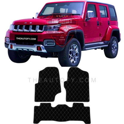 Baic BJ40 7D Flat Floor Mats - Model 2020-2025