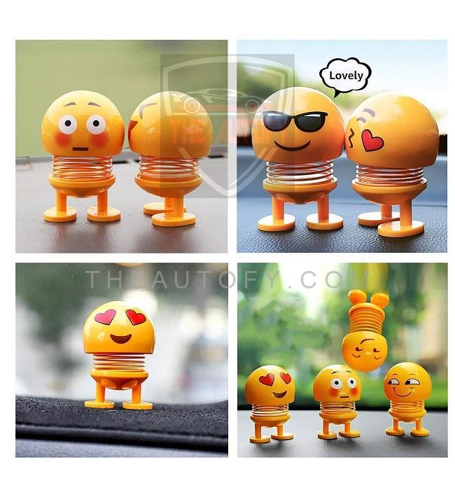 Car Dashboard Smileys Emoticon Toy - Mix Pack of 3