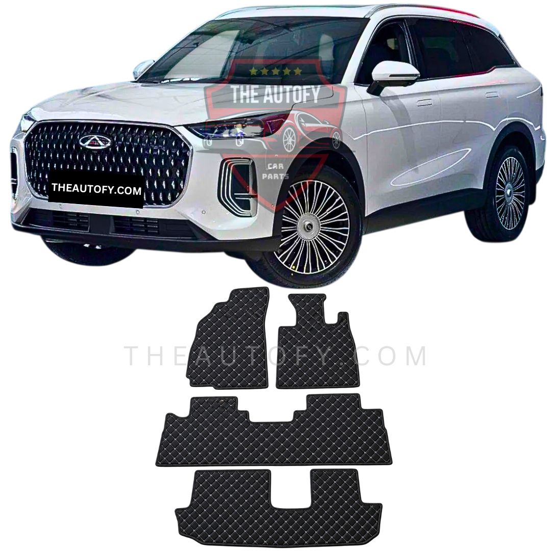 Chery Tiggo 9 7D Flat Floor Mats - Model 2026-2027