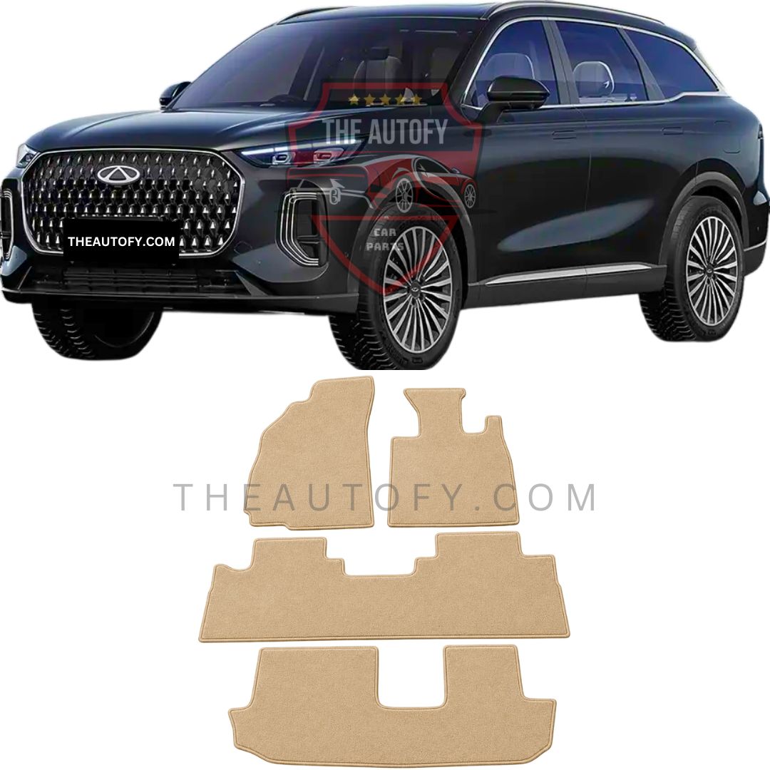 Chery Tiggo 9 Premium Carpet Floor Mats - Model 2026-2027