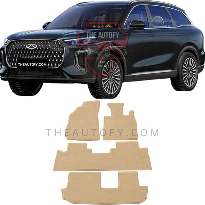 Chery Tiggo 9 Premium Carpet Floor Mats - Model 2026-2027