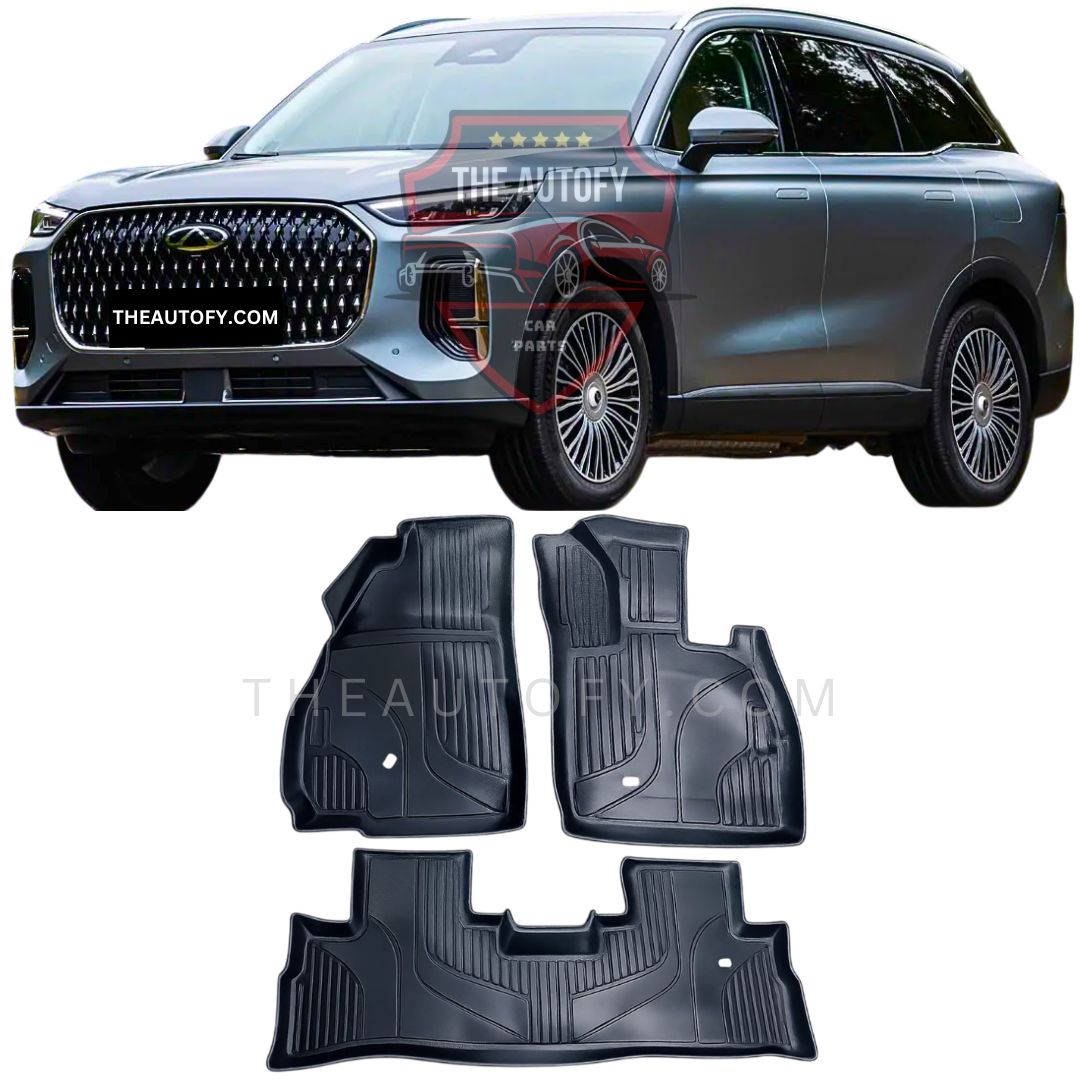 Chery Tiggo 9 TPE Floor Mats 3pcs - Model 2026-2027