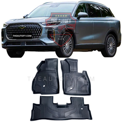 Chery Tiggo 9 TPE Floor Mats 3pcs - Model 2026-2027