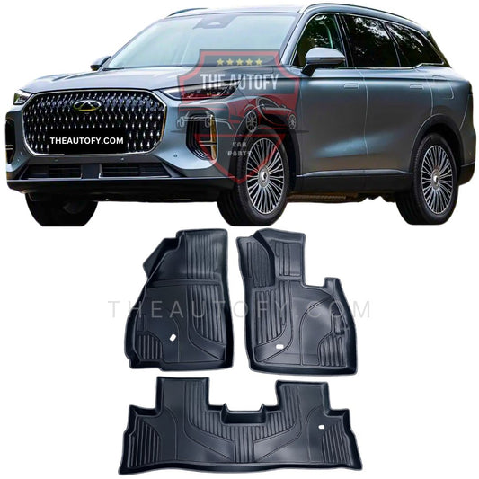 Chery Tiggo 9 TPE Floor Mats 3pcs - Model 2026-2027