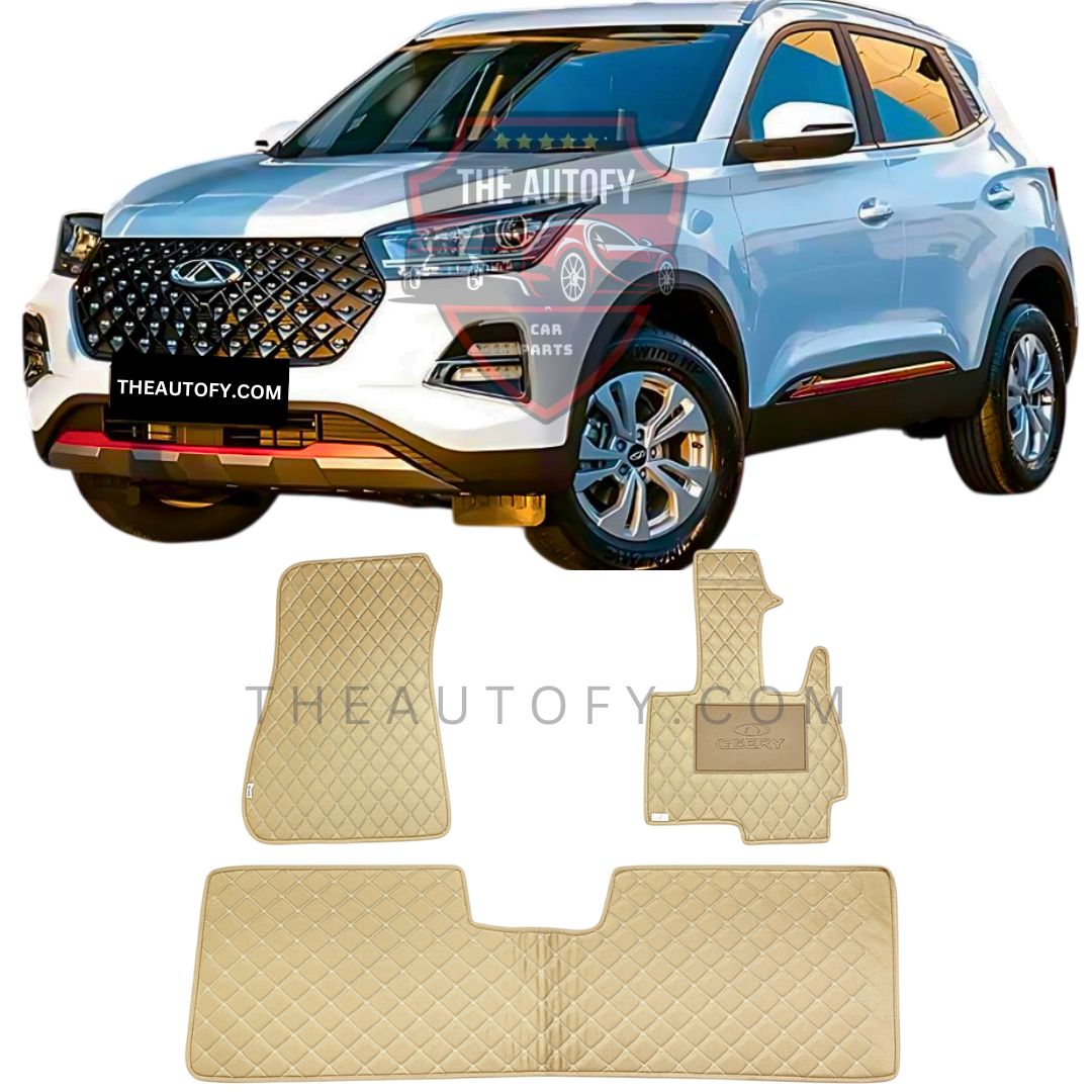 Chery Tiggo 4 Pro 7D Flat Floor Mats – Model 2022-2025
