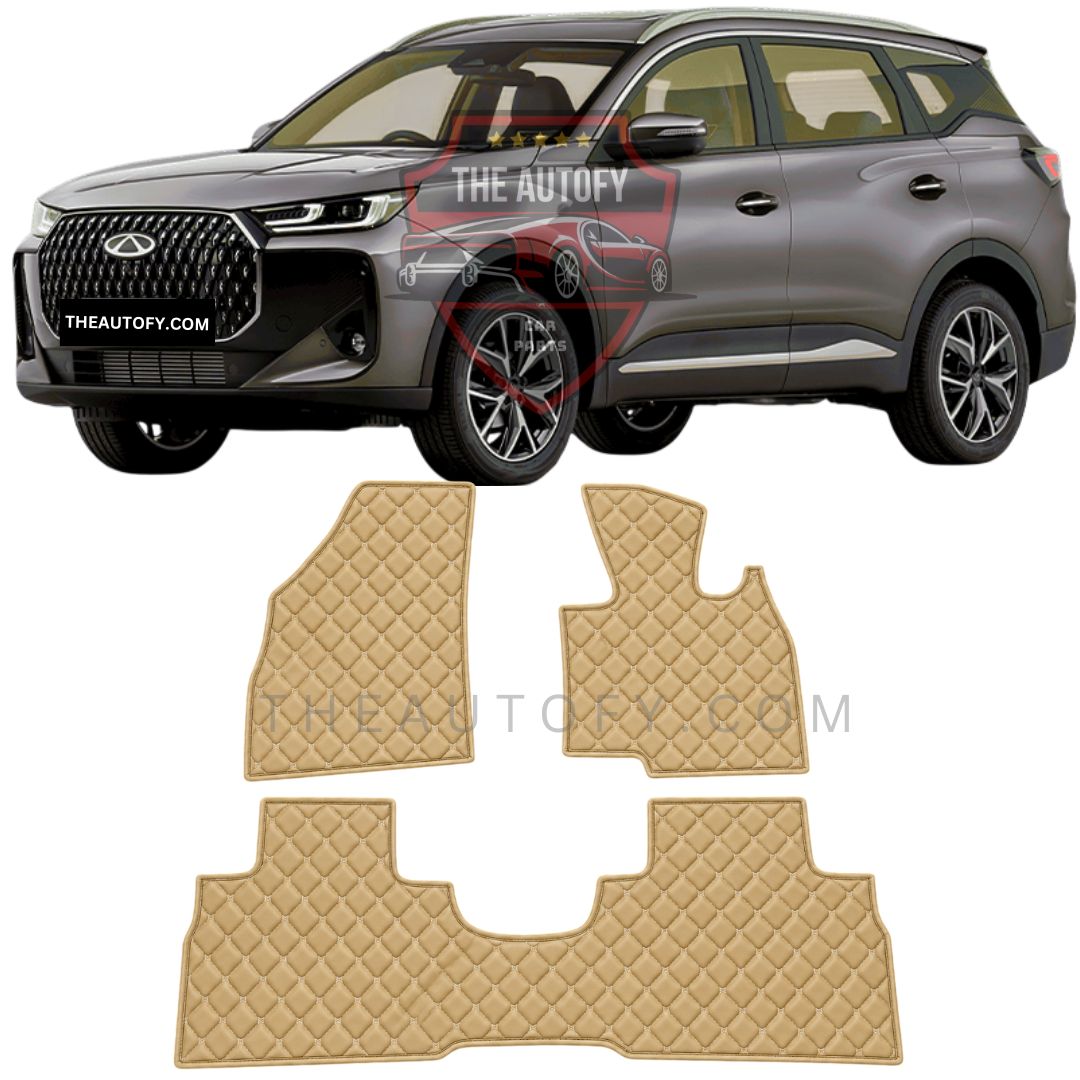 Chery Tiggo 7 7D Flat Floor Mats - Model 2026-2027