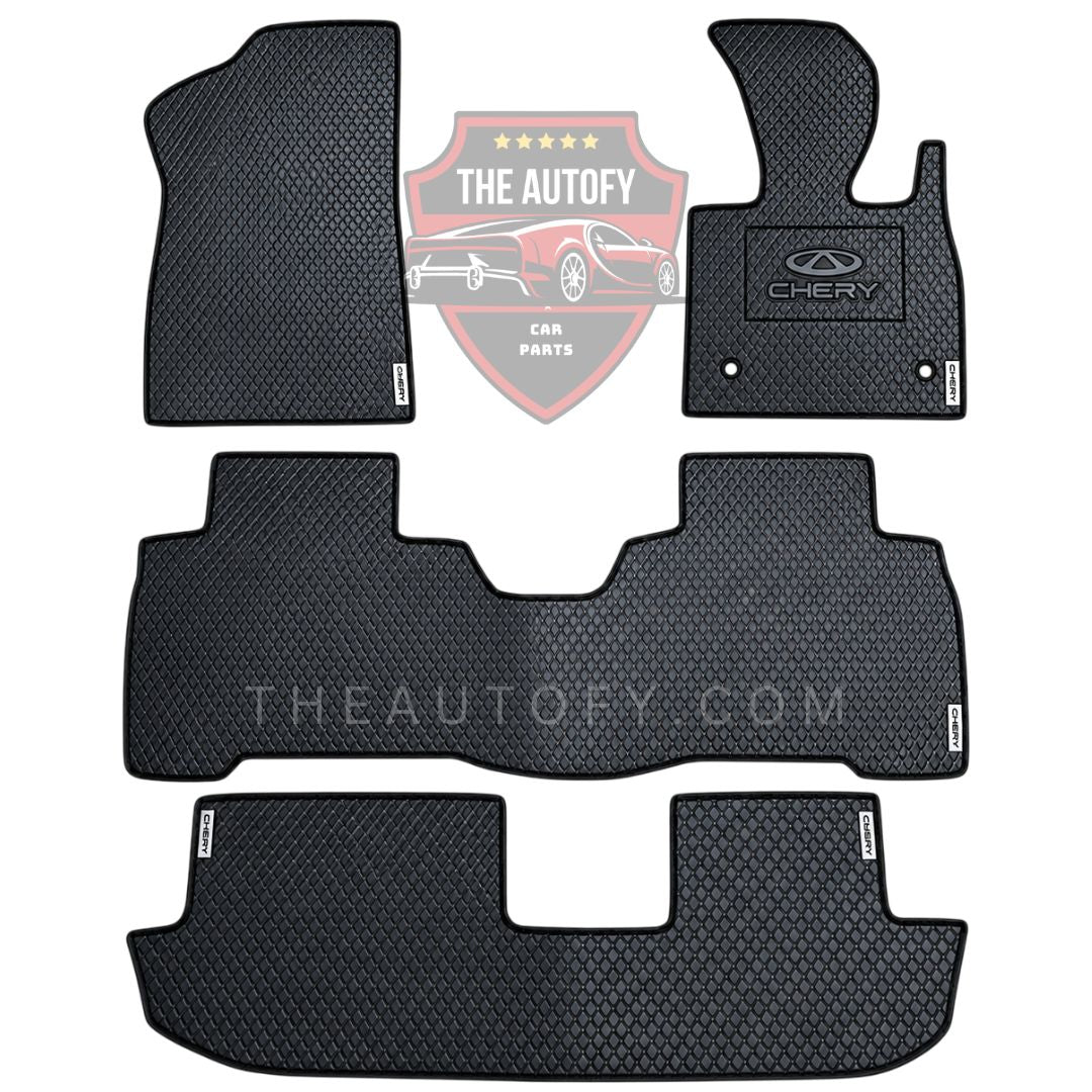Chery Tiggo 8 PHEV Rexine Floor Mats 4pcs – Model 2026-2027
