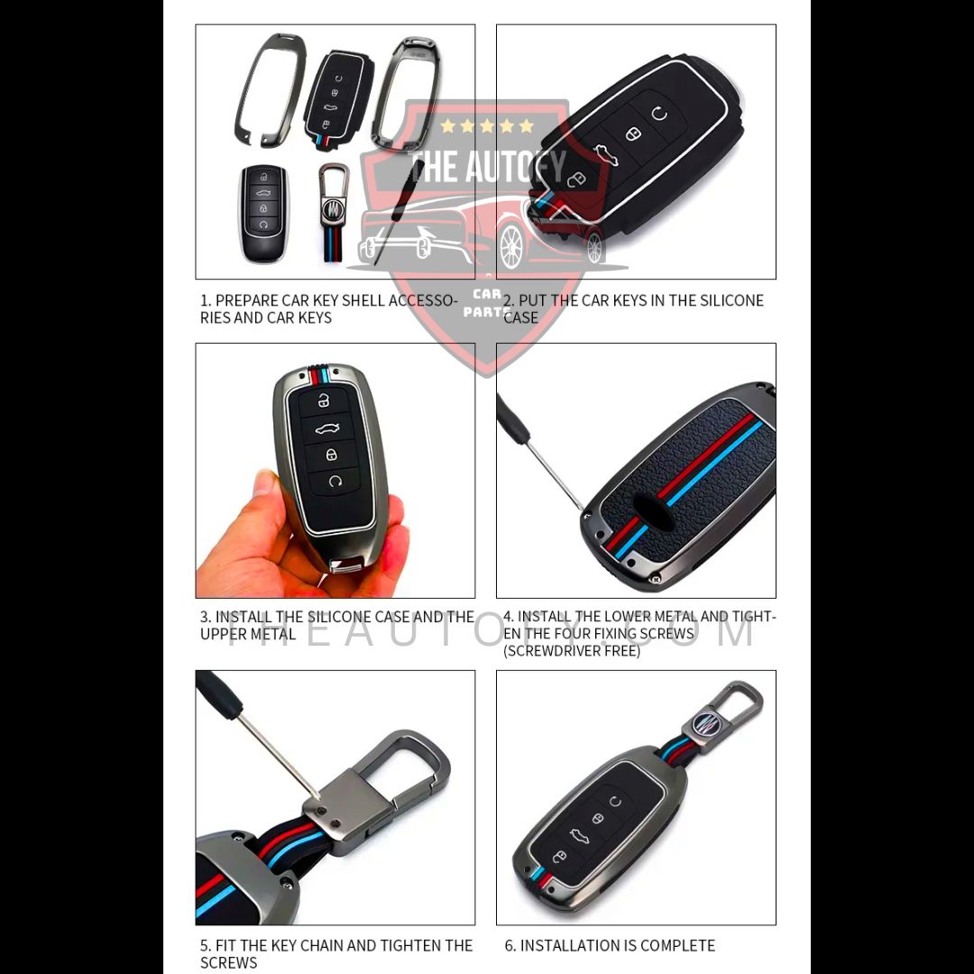 Chery Tiggo 9 Metal Key Cover - Model 2026-2027